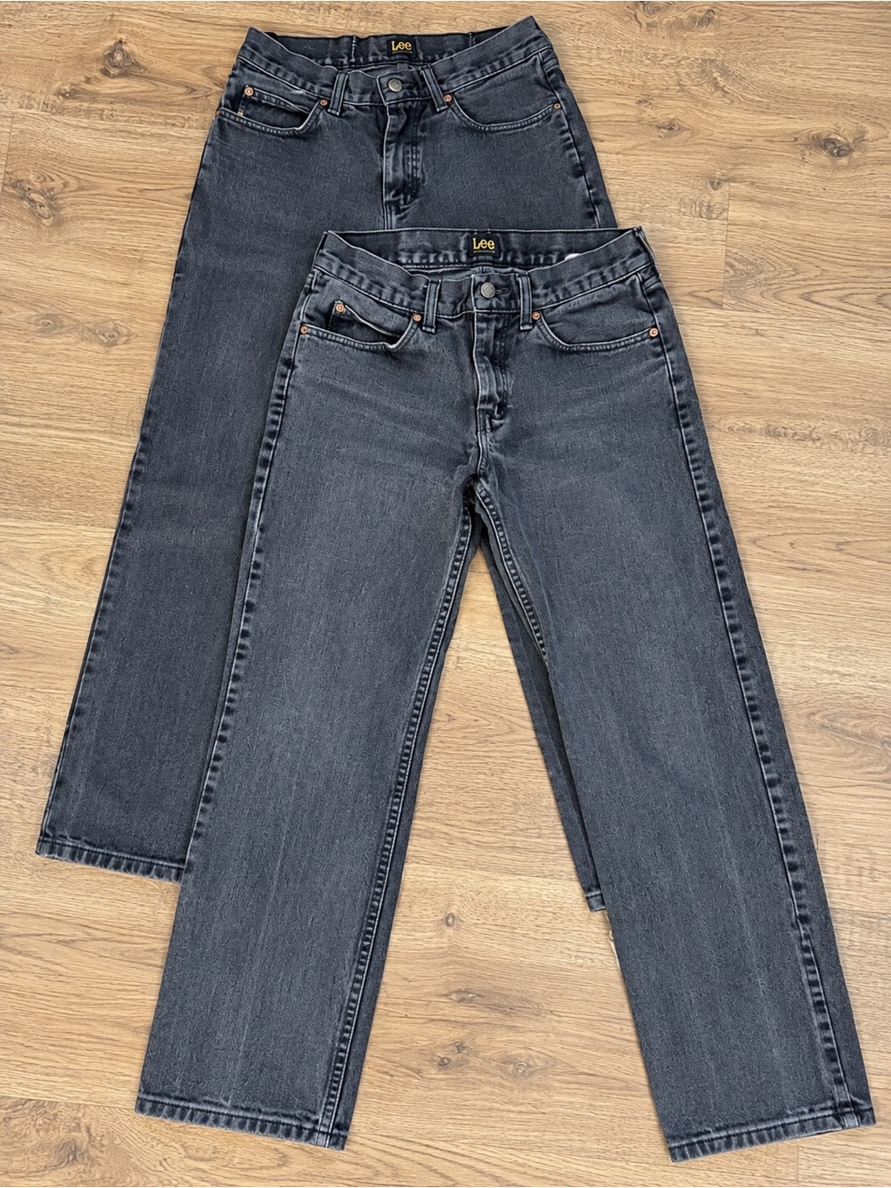 Lee Regular Fit Jeans Men’s 2-Pair Bundle Charcoal Gray Size 30x30
